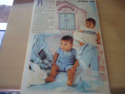 PATONS #242 FAIRYTALES - TWENTY BEAUTIFUL HANDKNIT DESIGNS FROM BIRTH - 15 MONTHS