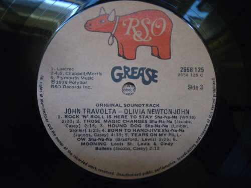 GREASE- JOHN TRAVOLTA & OLIVIA NEWTON JOHN - SOUNDTRACK - 1978 POLYDOR DOUBLE LP SET  2658 125