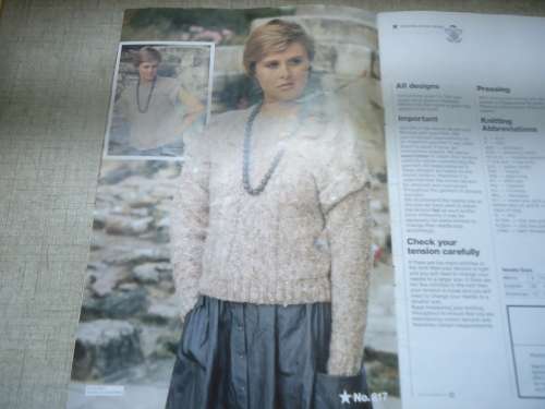 WENDY - MONET & MATISSE 2 - 14 NEW KNITTING PATTERNS - 32 A4 PAGES