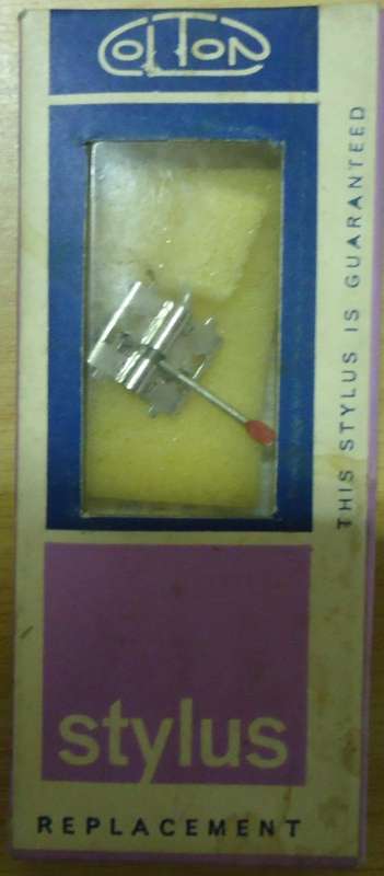 TELEFUNKEN A20/2 STEREO STD CARTRIDGE RECORD PLAYER NEEDLE - COLTON STYLUS - MADE IN ENGLAND