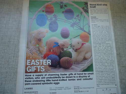 3 PATTERNS - EASTER GIFTS - LAMBS+- EASTER BUNNY EGG COSIES + CROCHET EASTER HENS FOR EASTER EGGS