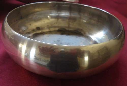 THREE SILVER PLATE SERVING BOWLS OR DISHES