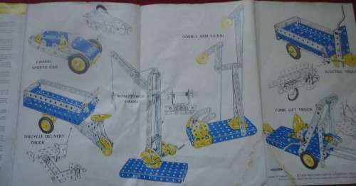 INSTRUCTIONS FOR MECCANO SET NO.1 DOUBLE SIDED A4 SIZE (NO MECCANO SUPPLIED)