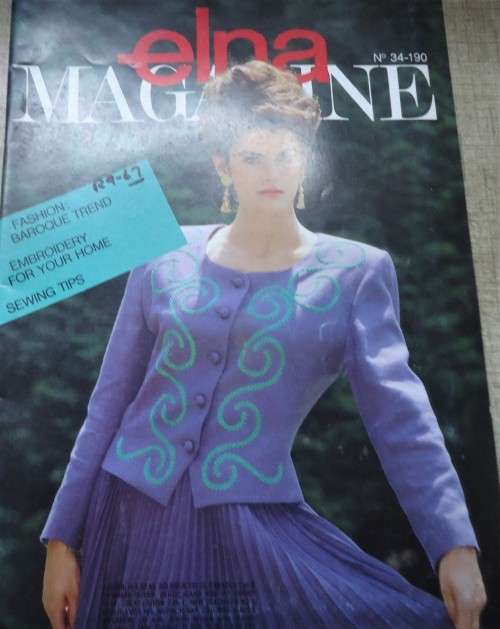 ELNA MAGAZINE -# 34-190-ALL PATTERNS & INSTRUCTIONS INC 28 PG