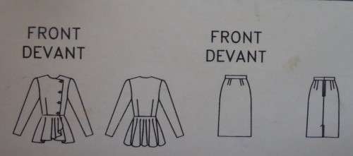 BUTTERICK  PATTERN 6895/762 -  2 PIECE DRESS  SIZE B = 12 +14 + 16 COMPLETE