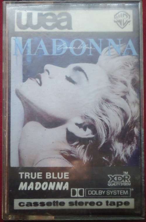 MADONNA - TRUE BLUE - 1986 WEA CASSETTE TAPE - TEST PLAYED & CLEANED