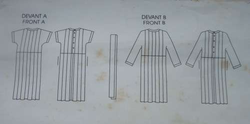 VOGUE PATTERN 1553  GUY LAROCHE PARIS ORIGINAL SIZE 12 COMPLETE