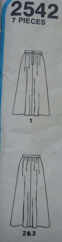 STYLE PATTERNS 2542 SKIRTS SIZE 12 & 14 COMPLETE