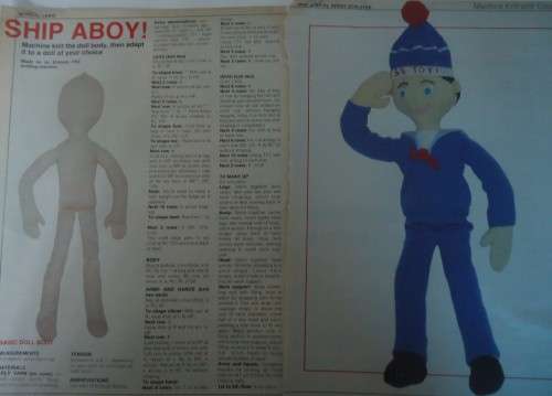 SAILOR - SHIP ABOY!  - YOUR FAMILY MAY 1991- KNITTING