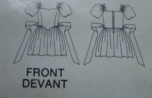 BUTTERICK  PATTERN 6409/735  PRETTY GIRL'S DRESS  SIZE A = 2 + 3 + 4 + 5 + 6 YEARS COMPLETE