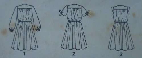 STYLE PATTERN 3300 GIRL'S DRESS SIZE 14 YEARS COMPLETE