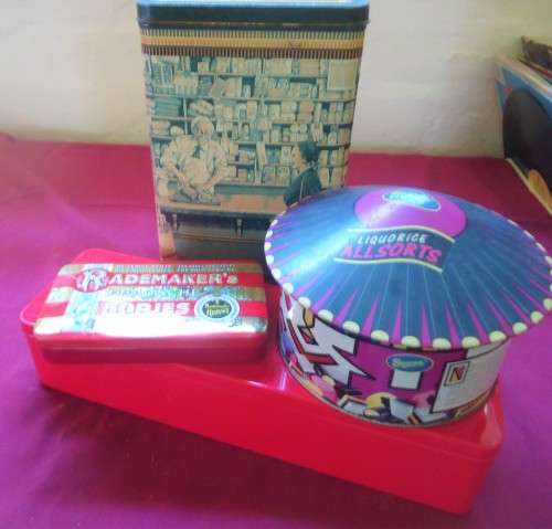 A SELECTION OF TINS