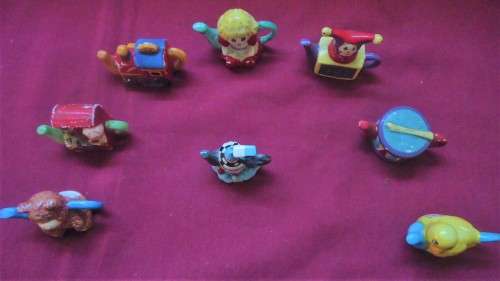 RED ROSE (CANADA) TEA MINIATURE TEAPOTS - EIGHT ASSORTED TOY CHEST & INVENTION SERIES