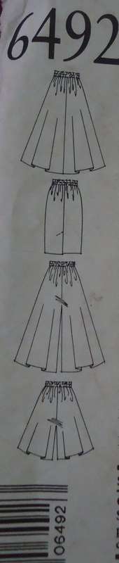 NEW LOOK PATTERNS 6492 SKIRT, SPLIT SKIRT & CULOTTES   SEVEN SIZES IN ONE 8 - 20 COMPLETE