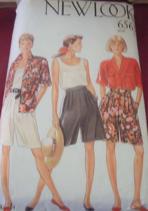 NEW LOOK PATTERNS 6563 SHIRT, TOP &  SHORTS -SEVEN SIZES IN ONE 8 - 20 SEE LISTING