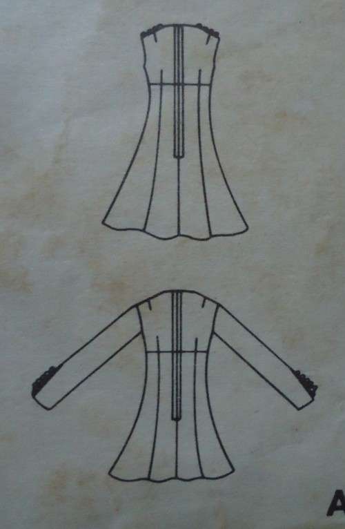 BUTTERICK PATTERN 5673 V NECK FLIP DRESS  SIZE 12 BUST 34" SEE LISTING