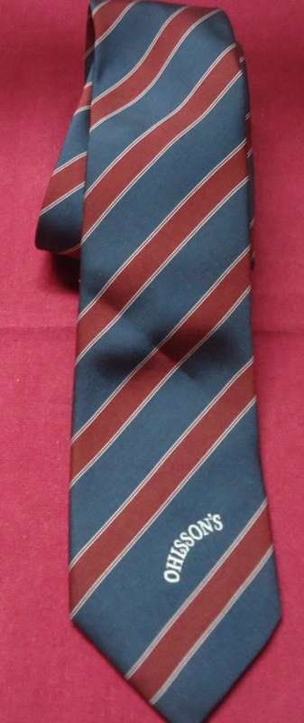 OHLSSON'S MARATHON TIE IN EXCELLENT CONDITION