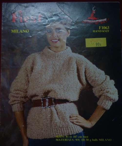 FIESTA # 1063 BATWING SWEATER SIZES 81- 107 CM