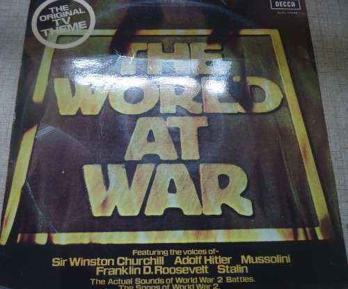 THE WORLD AT WAR - 1976 DECCA DOUBLE VINYL GATEFOLD LP SET  - DLPL 339/40