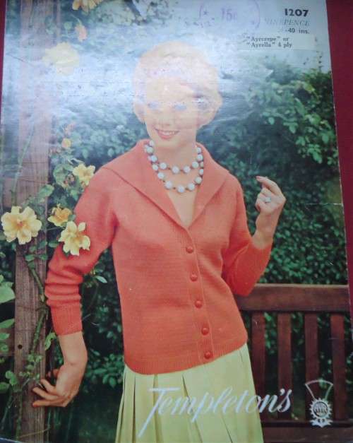 TEMPLETON`S  #1207 -CARDIGAN JACKET 36 - 40`