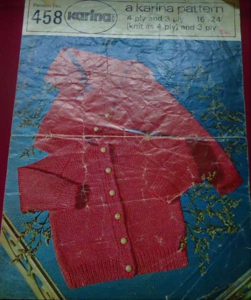 KARINA #458 ROUND & V NECK CARDIGAN SIZES 16 - 24`