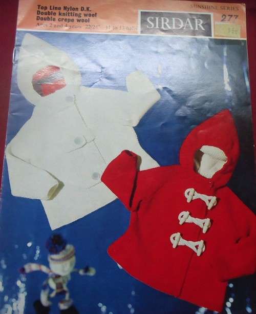SIDAR -SUNSHINE SERIES 277 CHILD`S HOODED JACKETS - AGE 2 - 4 YEARS