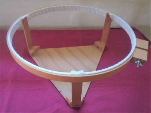 14` OR 36 CM LOOM WITH STANDING WHITE BINDING FRAME & EXPANDER WITH SCREW