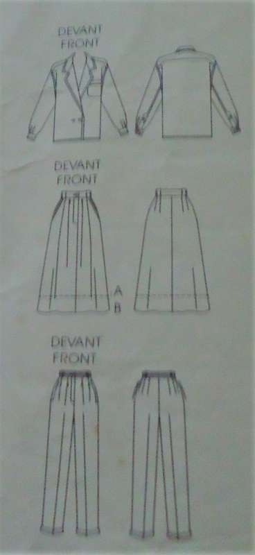 VOGUE PATTERNS - 1542  AMERICAN DESIGNER ANNE KLEIN SIZE  12 -  COMPLETE