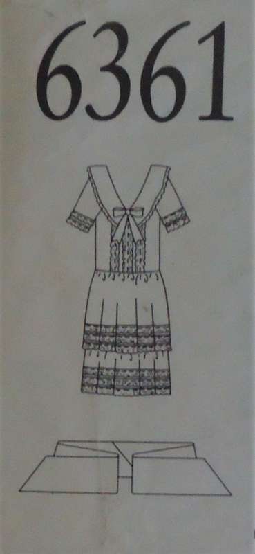 NEW LOOK PATTERNS 6361 GATSBY DRESS BRIDAL SIZES 8 - 18 - COMPLETE