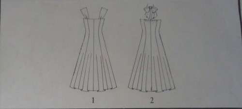 STYLE PATTERNS 1726 FRONT BUTTONED FLARED DRESS SIZE A = 6 - 16 - COMPLETE