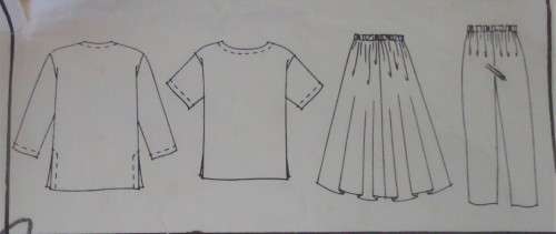 STYLE PATTERNS 1917  MATERNITY SEPARATES SIZE A = 6 - 18 - NO TROUSER PATTERN SUPPLIED