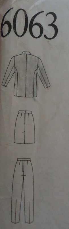 NEW LOOK PATTERNS 6063 -6 SIZES IN ONE -JACKET-SKIRT-PANTS  SIZES 8 - 18 - COMPLETE UNCUT-F/FOLDED