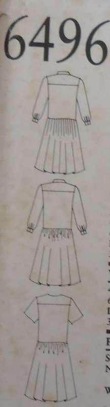 NEW LOOK PATTERNS 6496 SKIRT/BLOUSE SIZES 8 - 20   COMPLETE