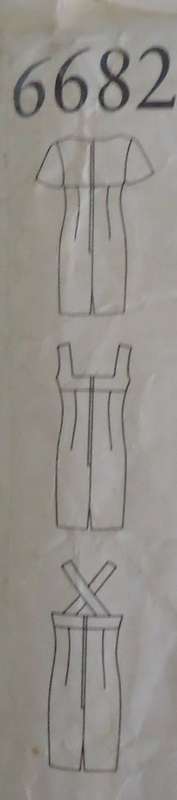 NEW LOOK PATTERNS 6682 FITTED DRESS WITH CONTRAST   SIZES 6 - 16 COMPLETE