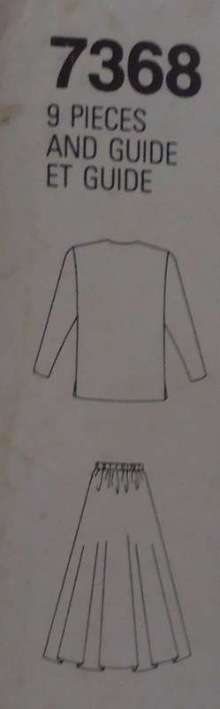 SIMPLICITY PATTERN 7368 JACKET & SKIRT SIZE 8 - 20 COMPLETE