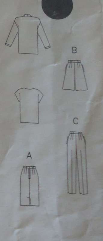 BUTTERICK PATTERN 4096 JACKET-TOP-SKIRT-SHORTS-PANTS SIZE 12-14-16 COMPLETE