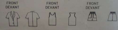 BUTTERICK PATTERN 4184/833 SHIRT-TOP-SHORTS SIZE A = 6-8-10-12-14 COMPLETE