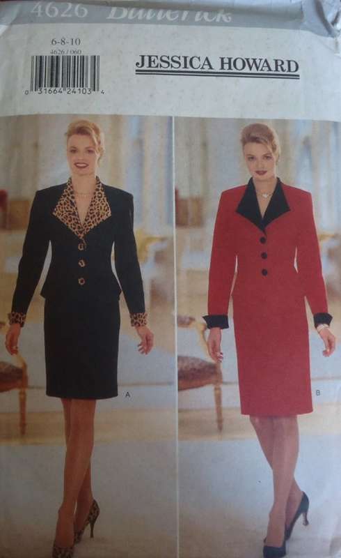 BUTTERICK  PATTERN 4626 TOP & SKIRT SIZE 6 - 8 - 10 NO SEWING INSTRUCTIONS