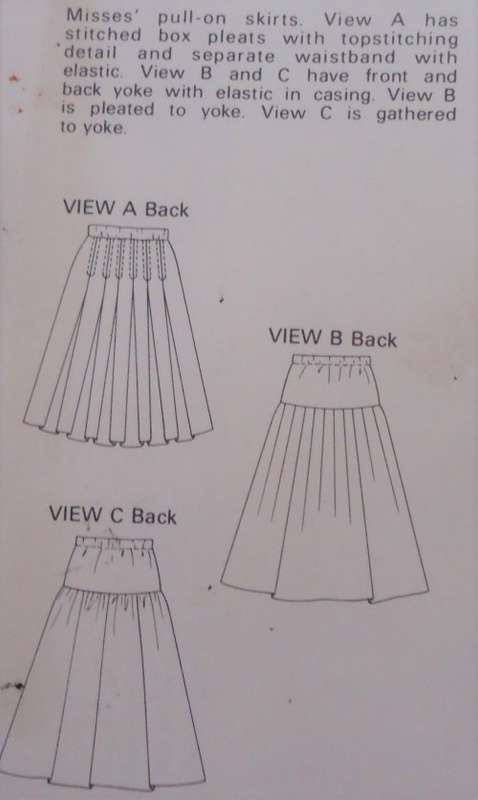 KWIK SEW PATTERNS 1854  SKIRT SIZES XSMALL-SMALL-MEDIUM-LARGE-XLARGE - COMPLETE