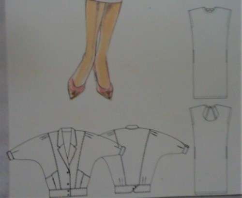 BURDA PATTERN 5727 DRESS WITH BACK DETAIL & JACKET SIZES  8 + 10 + 12 + 14 + 16 + 18 + 20 COMPLETE