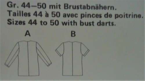 BURDA PATTERN 5136 SHORT & LONG SLEEVE JACKET SIZES 12 + 14 + 16 + 18 + 20 + 22 + 24 COMPLETE