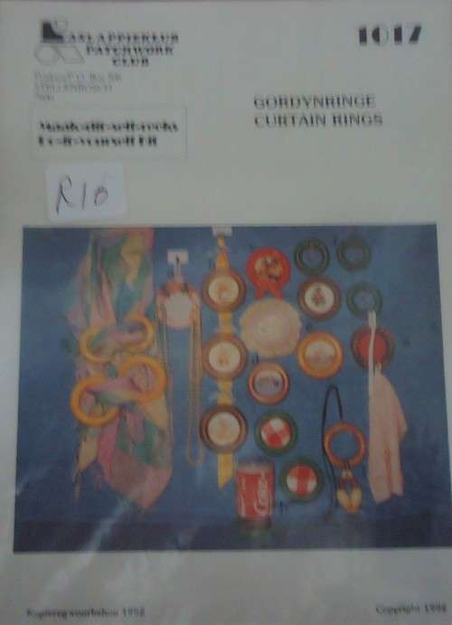 CURTAIN RINGS - DO IT YOURSELF KIT # 1017 PATCHWORK CLUB