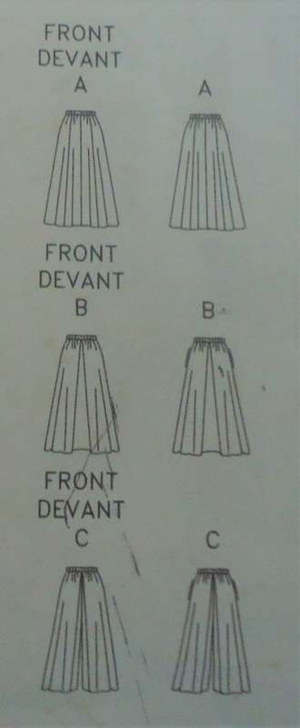 BUTTERICK PATTERN 4478 SET OF SKIRTS SIZE 12-14-16 COMPLETE