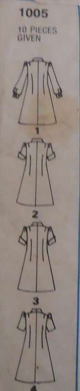 STYLE PATTERNS 1005 DRESS SIZE JR/TEEN 15/16 BUST 89 CM - NO SEWING INSTRUCTIONS
