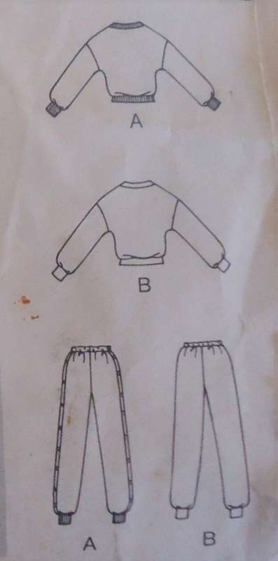 BUTTERICK PATTERN 4616 TRACKSUIT ALL SIZES 6 - 22 COMPLETE