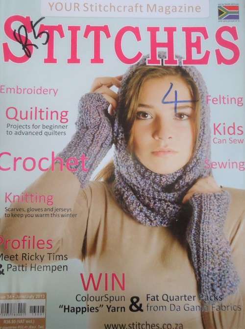 STITCHES MAGAZINE (INC SA BEAR MAGAZINE) -ISSUE 34 JUNE/JULY 2013 INC PATTERNS
