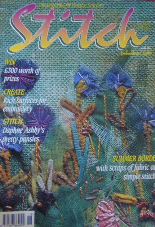 STITCH EMBROIDERY MAGAZINE INC PATTERNS - VOL 18 SEPTEMBER/OCTOBER 2002 UK- 52 PAGE A4 MAGAZINE