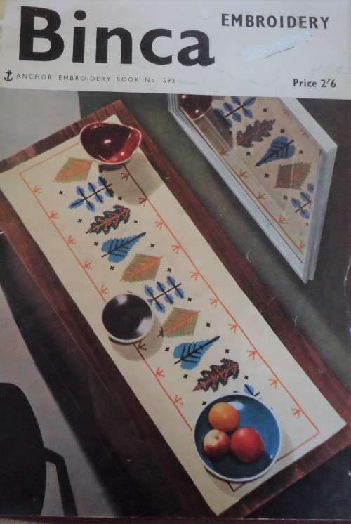 CLARK`S ANCHOR THREADS #592 `BIANCA EMBROIDERY`  30 A4 PAGES OF PATTERNS