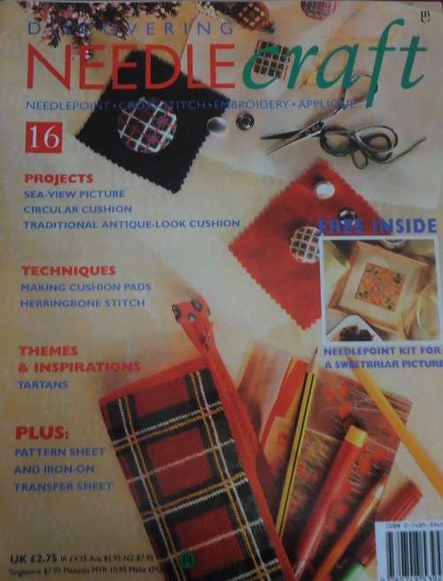 DISCOVERING NEEDLECRAFT #16  A4 INC PAGES OF PATTERNS PLUS TRANSFERS