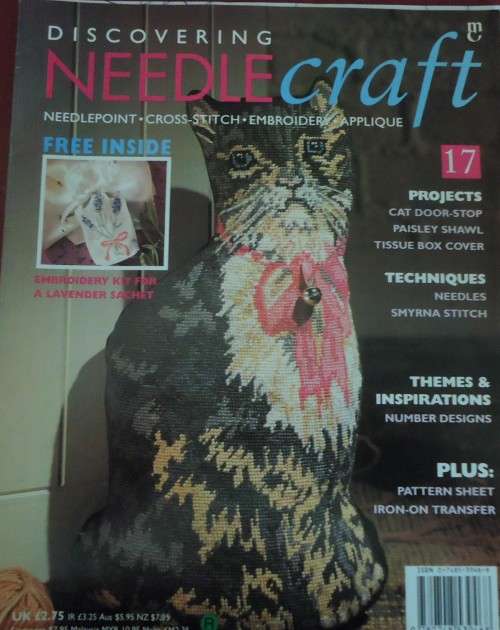 DISCOVERING NEEDLECRAFT #17  A4 INC PAGES OF PATTERNS PLUS TRANSFERS